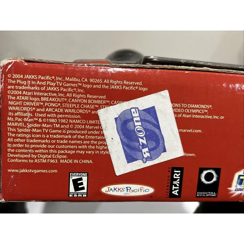 ATARI Plug n PLAY TV Retro Gaming 13 Built in Video Games NEW Breakout PONG Jakk